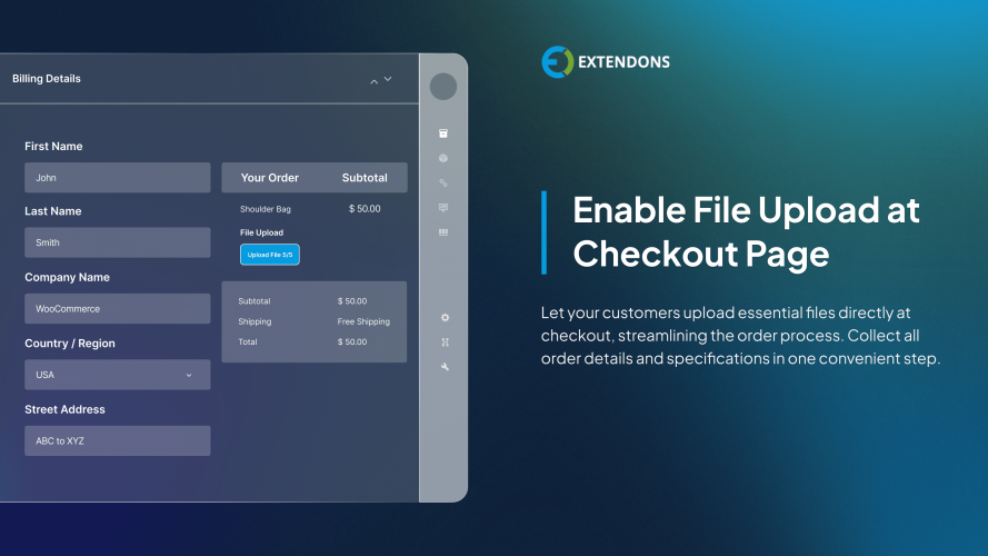 File Uploader for WooCommerce screenshot 1