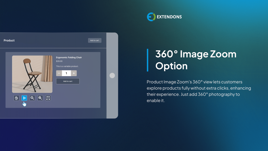 Product Image Zoom for WooCommerce screenshot 1