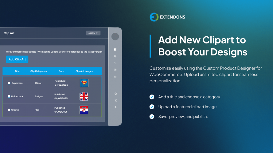 Custom Product Designer for WooCommerce screenshot 1