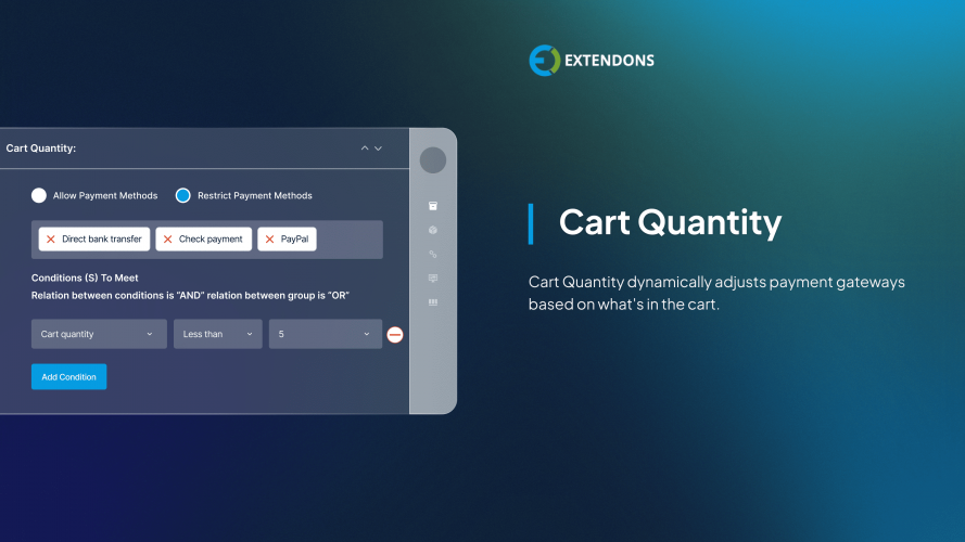 Advance Conditional Payment Methods for WooCommerce screenshot 4