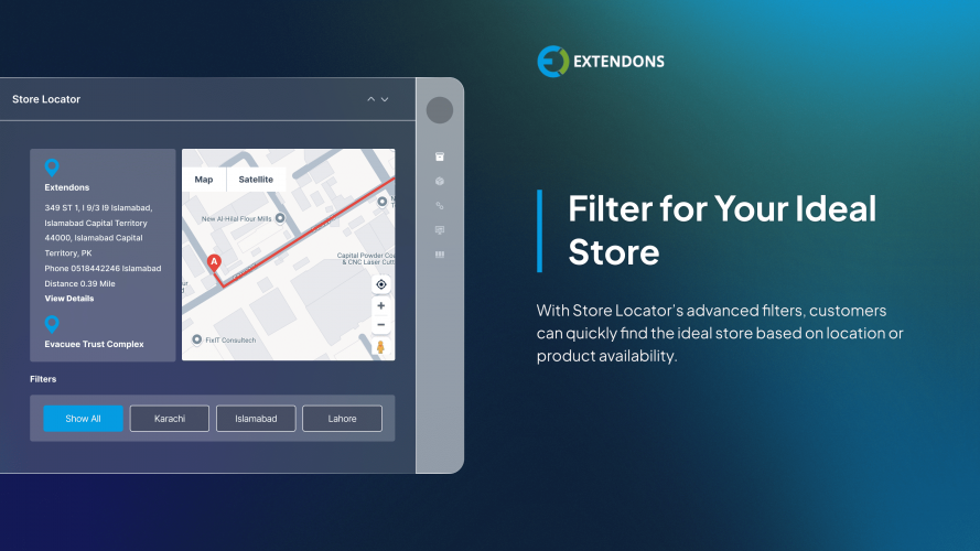Extendons Store Locator for WooCommerce screenshot 4