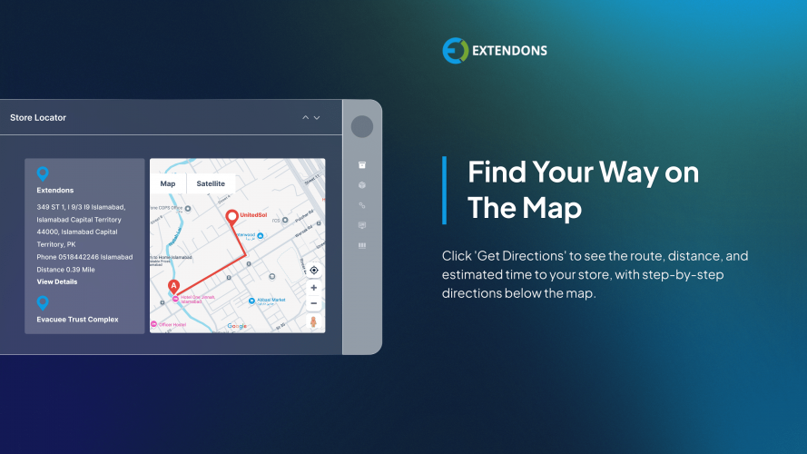 Extendons Store Locator for WooCommerce screenshot 2