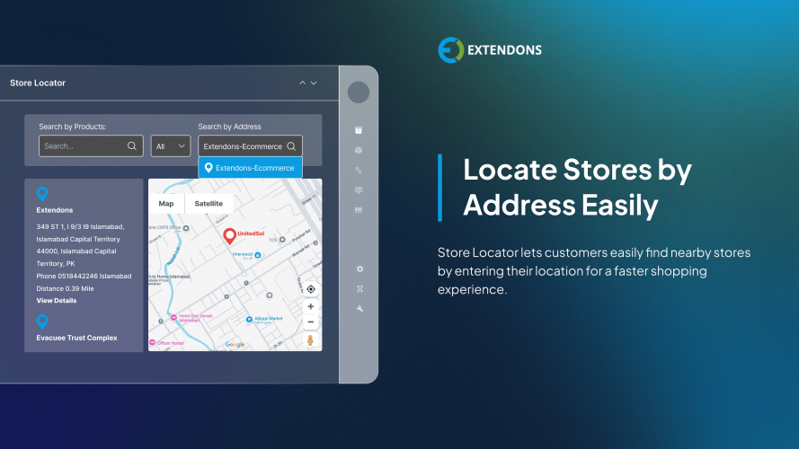 Extendons Store Locator for WooCommerce screenshot 5