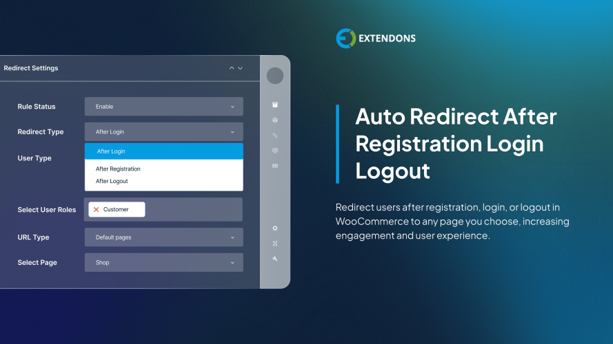 Redirect User After Login And Register for WooCommerce screenshot 4