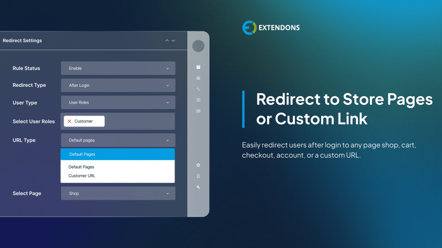 Redirect User After Login And Register for WooCommerce screenshot 2