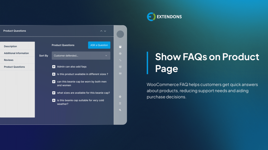 Product FAQs and Questions for WooCommerce screenshot 5
