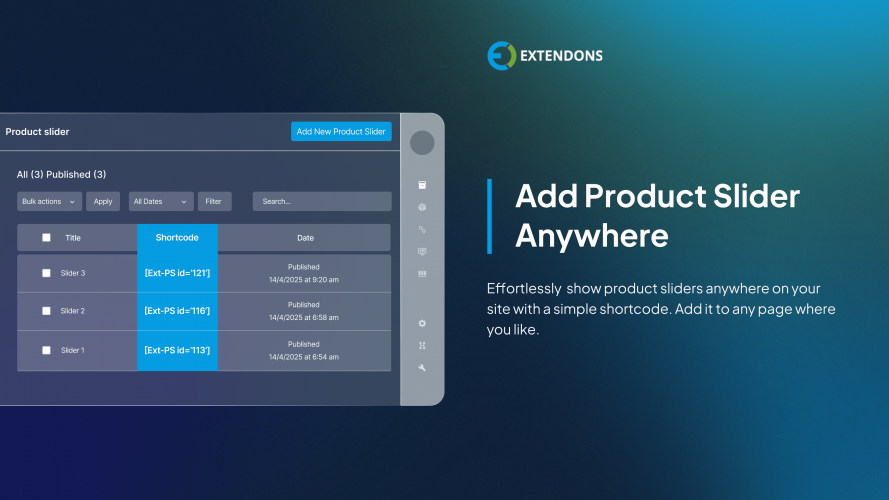 Product Slider and Carousel for WooCommerce screenshot 2