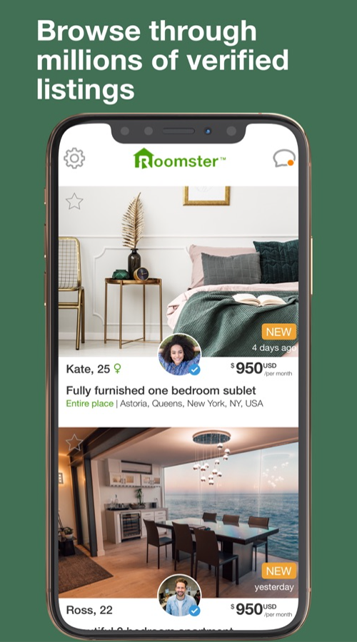 Roomster screenshot 1