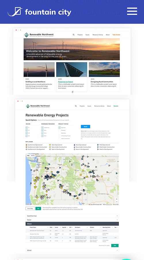 Renewable Northwest screenshot 2