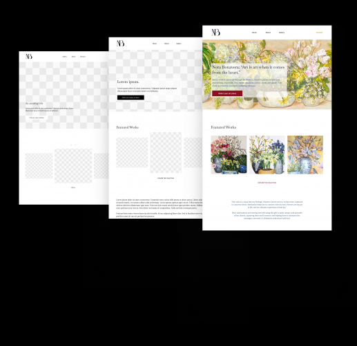Digital Identity & Portfolio for Artist screenshot 1