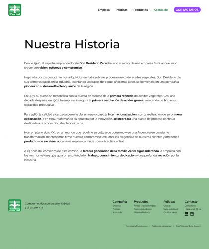 Modern Website for Heritage Oil Refinery screenshot 2
