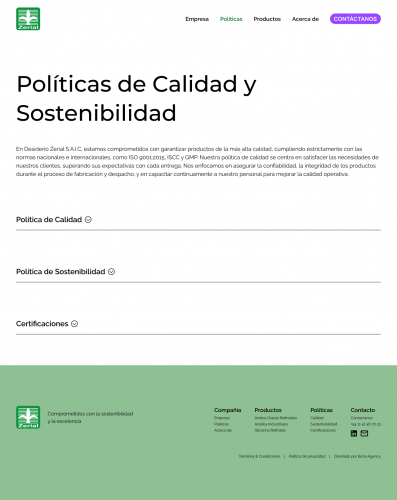 Modern Website for Heritage Oil Refinery screenshot 3