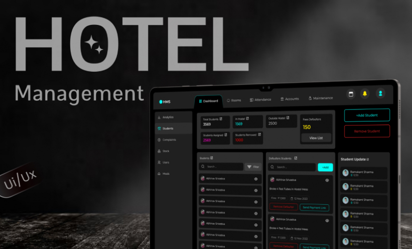 Advanced Hotel Management System. screenshot 1