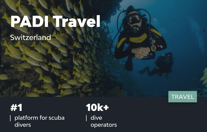 PADI TRAVEL screenshot 1