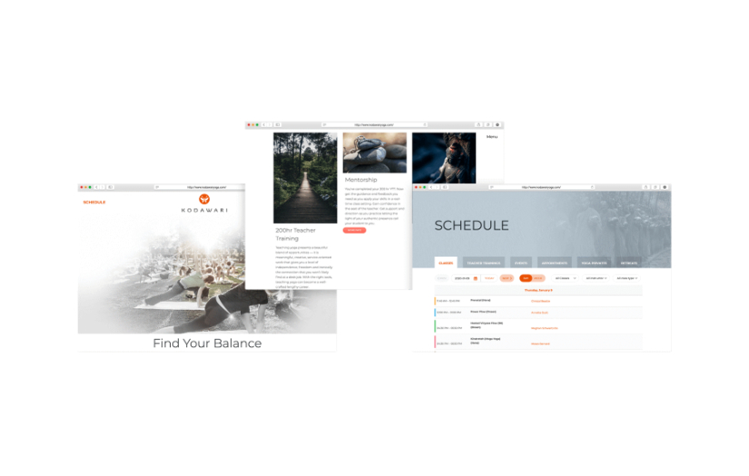 Kodawari Yoga Website screenshot 1