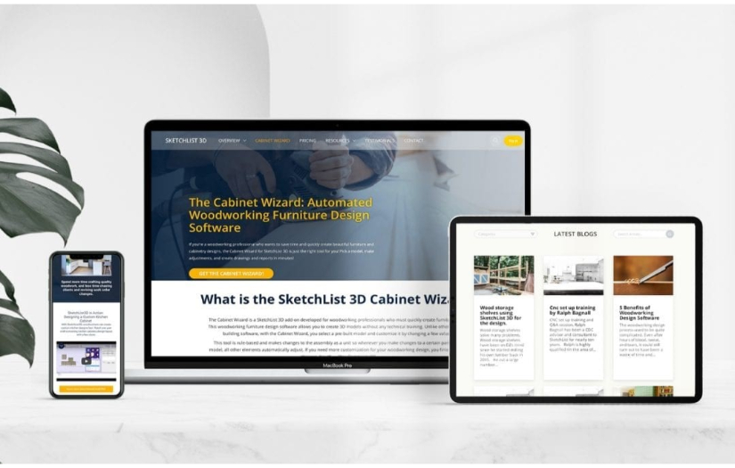 Sketchlist 3D Website screenshot 1