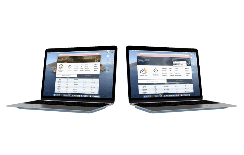 NOAA Weather Web Application screenshot 2