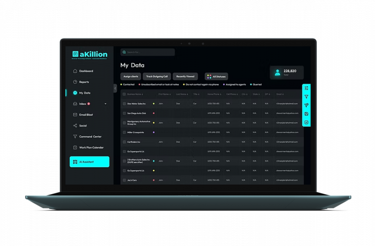 Akillion: AI-Enhanced Customer Data & Marketing Platform screenshot 2
