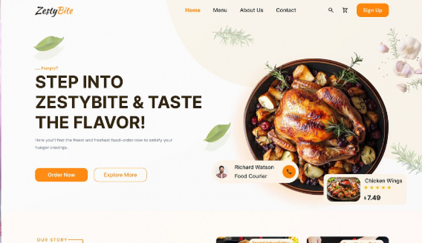  Zesty Bite | Bold BBQ Sauces & Fiery Recipes for Grilling Champions screenshot 1