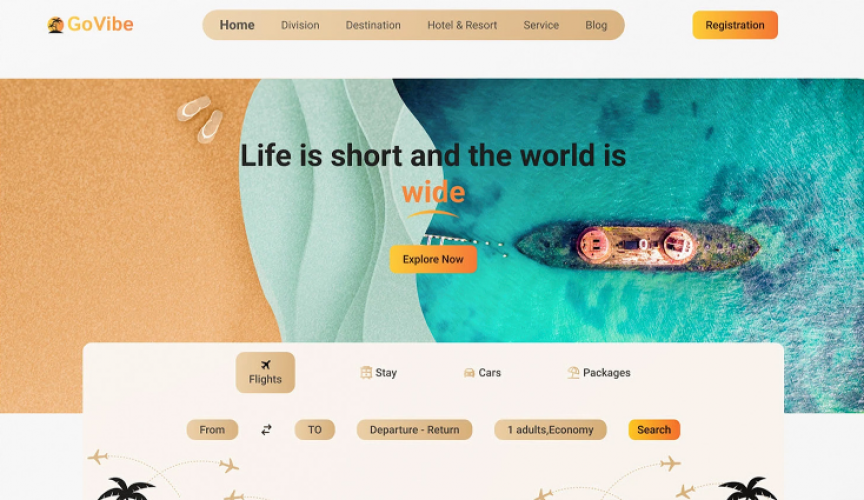 Go Vibe – Find Your Travel Vibehttps://www.govibe.com  screenshot 1
