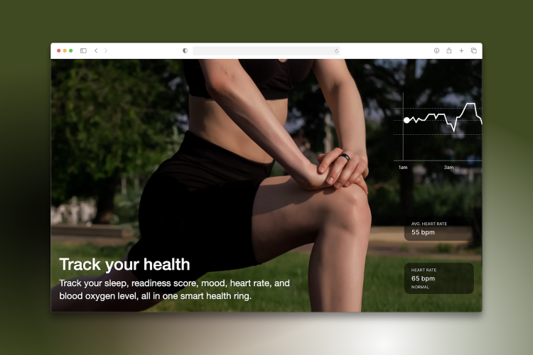KIN LABS: Health x Crypto with Smart Ring screenshot 1