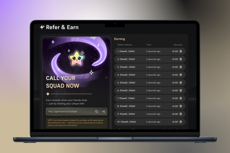 GAMICARD: Turning Scratch Cards into On-Chain Fun screenshot 1