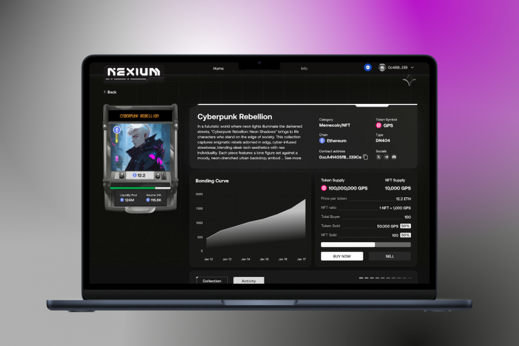 Nexium – The Gacha NFT Launch screenshot 3