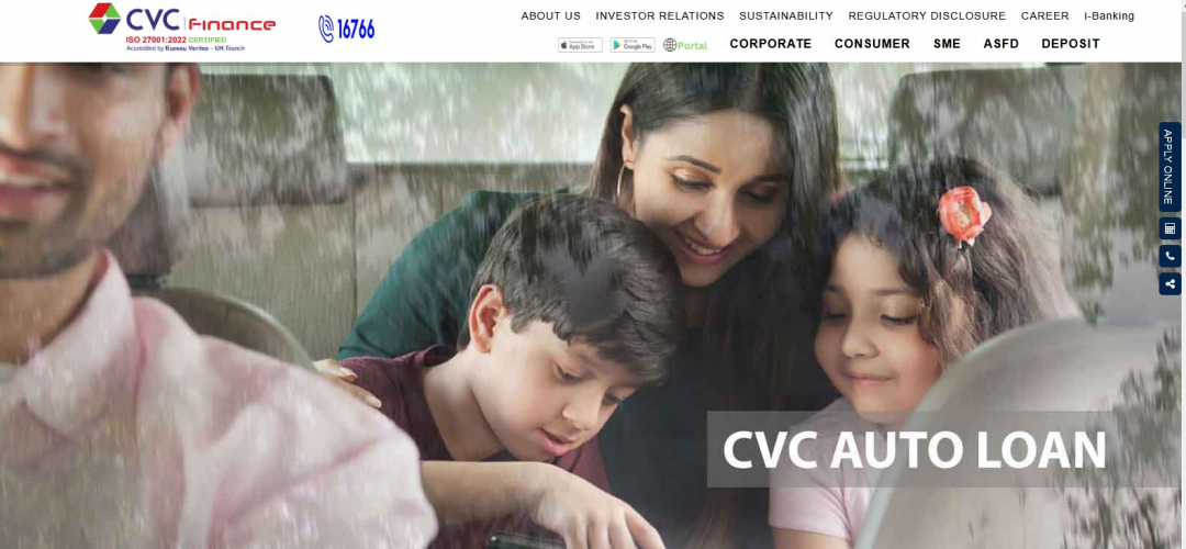 CVC Finance Website Development screenshot 1