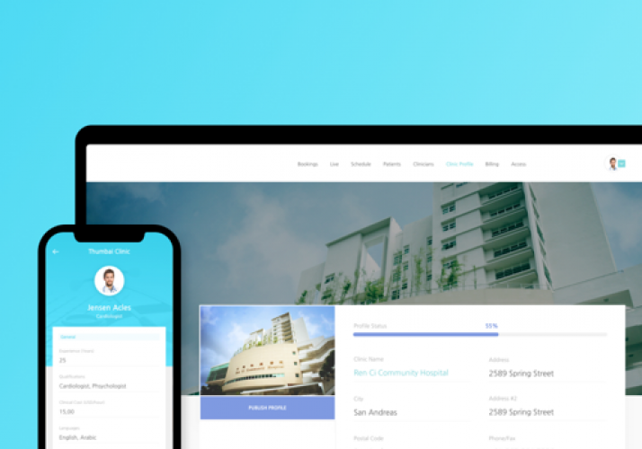 BOOKING SYSTEM FOR MEDICAL SPHERE screenshot 1