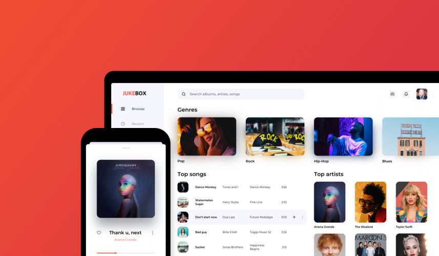DEVELOPMENT OF THE NEW SOFTWARE FOR THE MUSIC APP screenshot 1