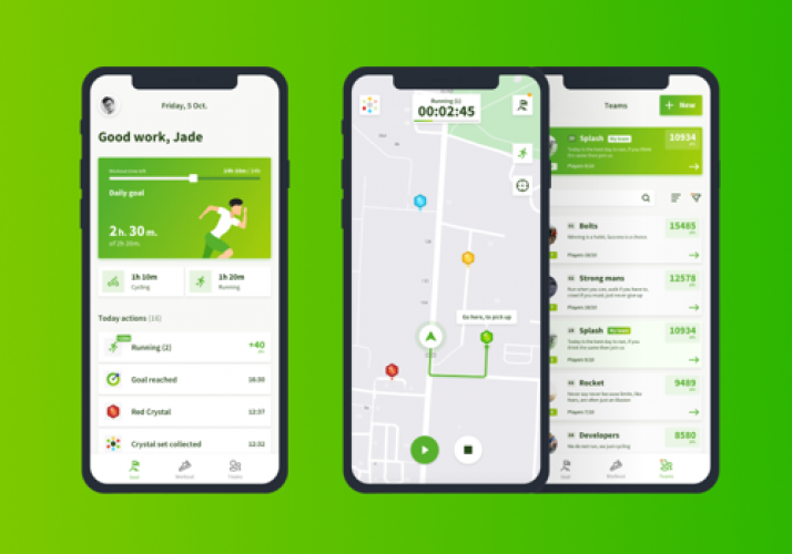 LEOSTEP GAMIFIED FITNESS APP screenshot 1