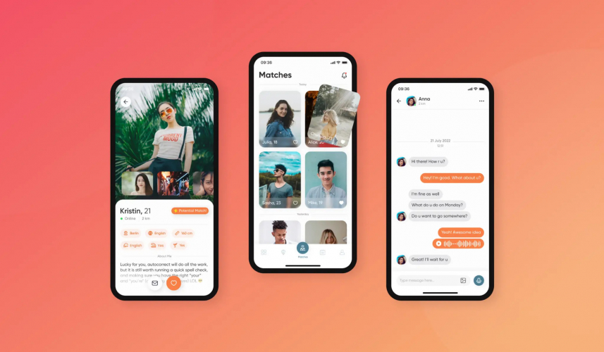 NEW CROSS-PLATFORM DATING APP screenshot 1