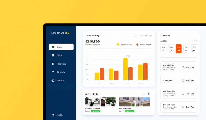 COMMERCIAL REAL ESTATE CRM screenshot 1