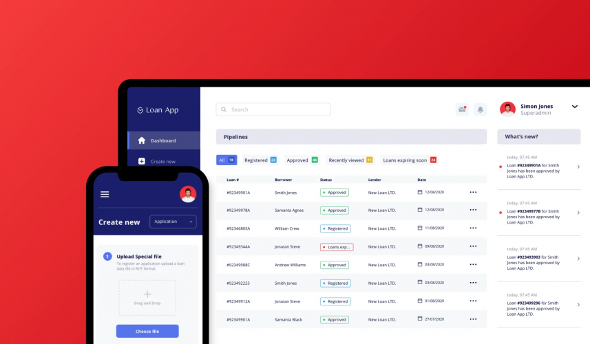 PROPRIETARY LENDING PLATFORM screenshot 1