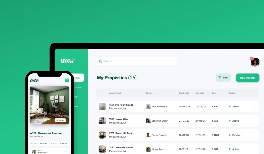 GUARANTEE SOLUTION FOR SECURITY DEPOSIT screenshot 1