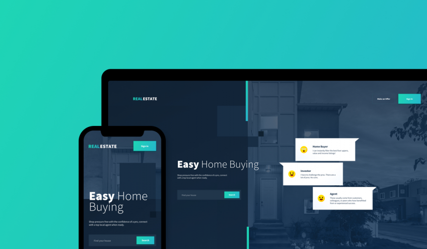 REAL ESTATE PORTAL FOR THE US MARKET screenshot 1