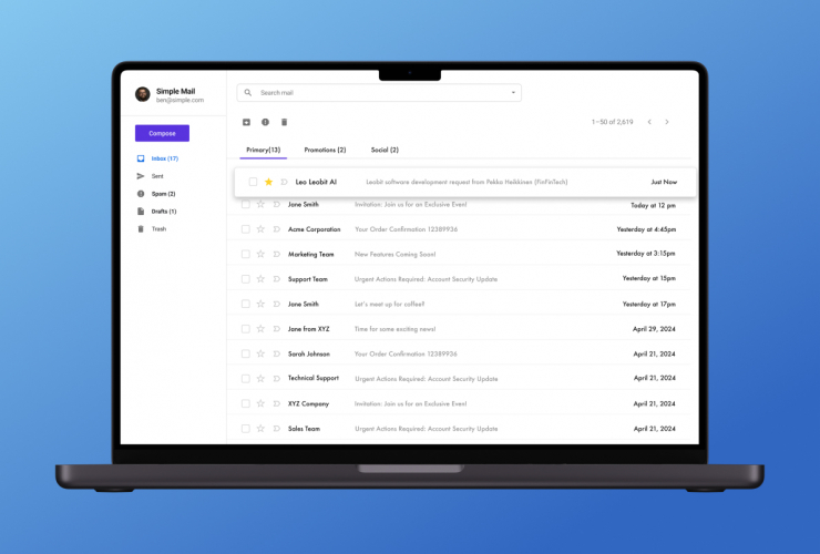 AI/LLM SALES EMAIL AUTO-RESPONSE SOLUTION screenshot 1