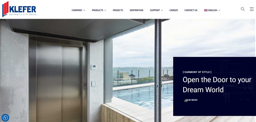 Klefer Website Development screenshot 1