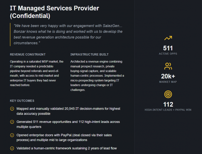 IT Revenue Infrastructure: Mid Markets Penetration screenshot 1