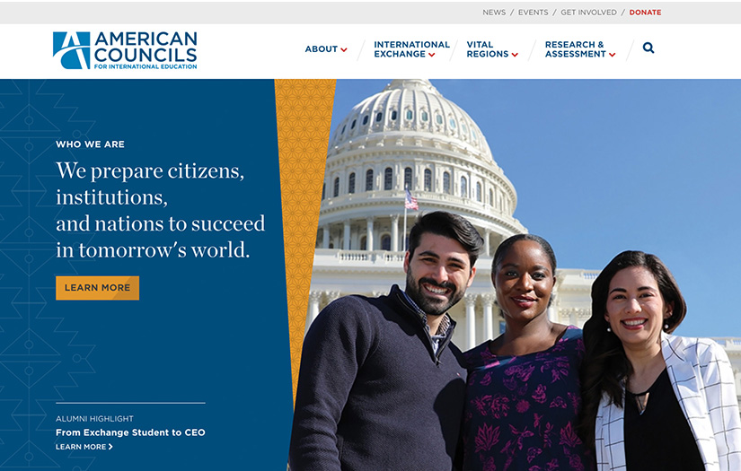 American Councils for International Education screenshot 1