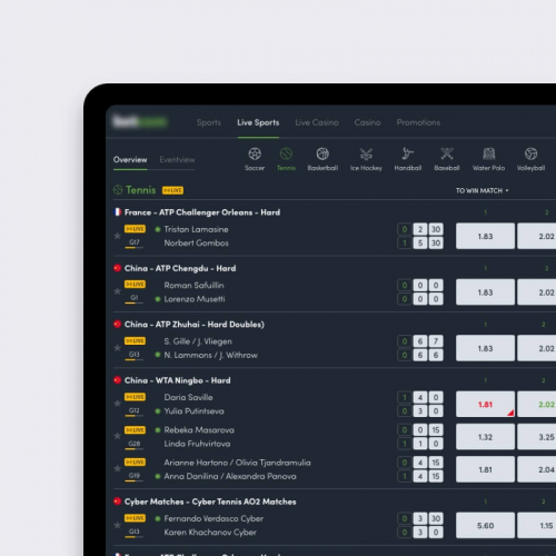 Custom Sportsbook Platform – UX/UI Design & Development screenshot 4