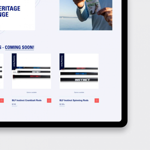 Mustad Fishing Multibrand eCommerce Design screenshot 5