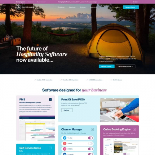 WordPress Multisite for Camping Reservation Software screenshot 5