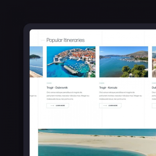Luxury Yacht Website Redesign – Reverie screenshot 5