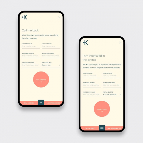 Recruitment Platform UX/UI Design – Kamatz screenshot 2