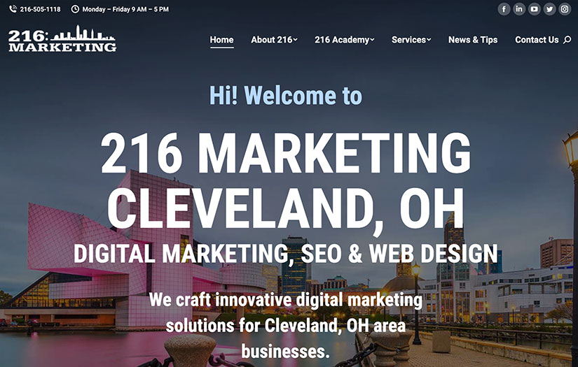 216 Marketing screenshot 1