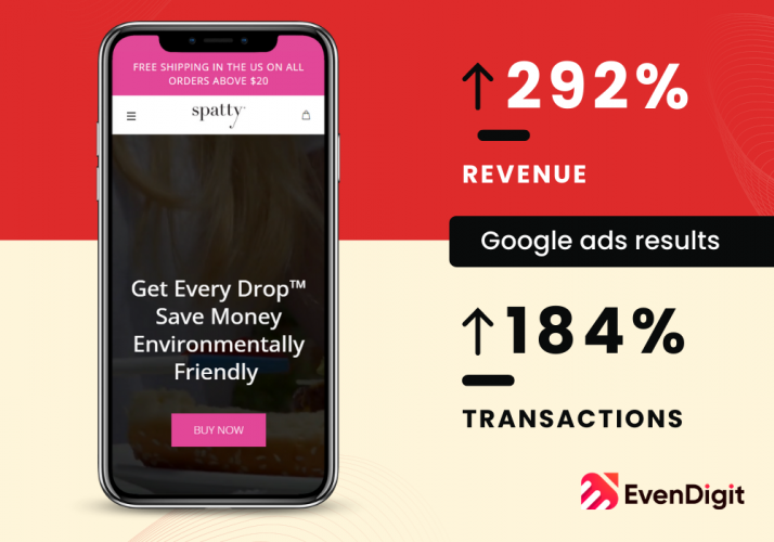 Increased Revenue by 292% & Transactions by 184% screenshot 1