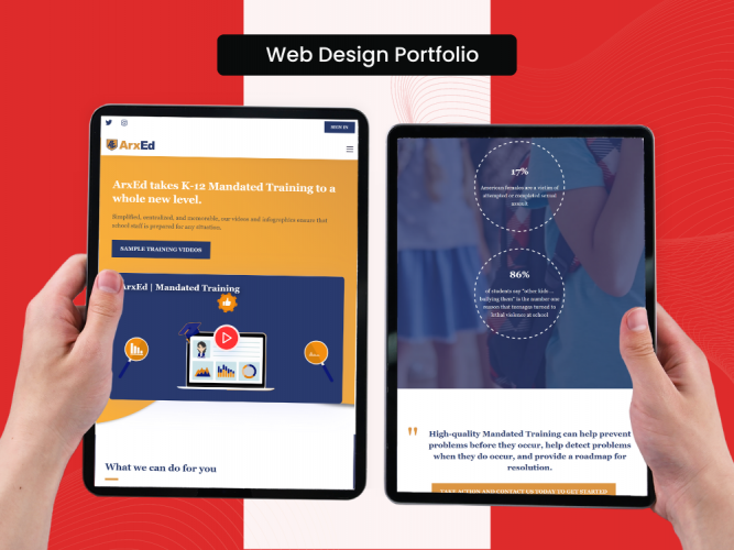 WordPress Website Development For Education Industry Client screenshot 1