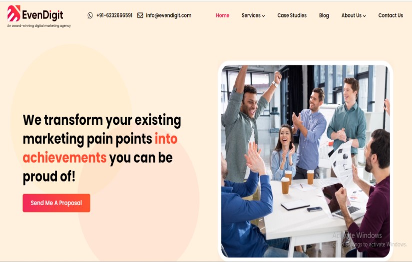 Elevate Your Online Presence with Evendigit's Custom Website Solutions screenshot 2