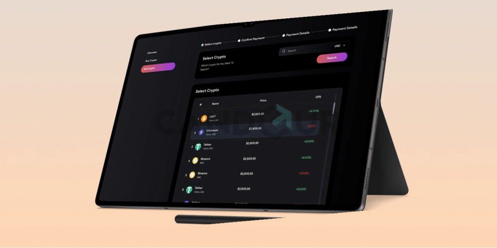 Advanced Web-Based Crypto Trading & Asset Management Platform screenshot 1